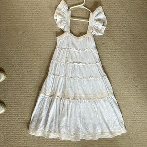Cotton gauze embroidered sundress